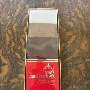 Men's Handkerchiefs Set - Beige, Brown, Cream